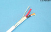 Liberty Cable 14-2C-PSH-WHT White Commercial grade general purpose 14 AWG 2 conductor plenum shielded cable