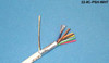 Liberty Cable 22-8C-PSH-WHT White Commercial grade general purpose 22 AWG 8 conductor plenum shielded cable