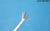 Liberty Cable 22-6C-PSH-WHT White Commercial grade general purpose 22 AWG 6 conductor plenum shielded cable