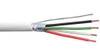 Liberty Cable 22-4C-PSH-BLK-500 Black Commercial grade general purpose 22 AWG 4 conductor plenum shielded cable