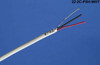 Liberty Cable 22-2C-PSH-WHT White Commercial grade general purpose 22 AWG 2 conductor plenum shielded cable (1000 ft)