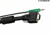 Liberty Cable E-VGAMAM-M-25 25 ft Premium Molded VGA with PC Stereo Audio cable
