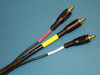 Liberty Cable Z100AV3FT 3 ft Z100 Triplex RCA Audio/Video cable