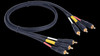 Liberty Cable OSZ100AV6FT 6 ft Z100 Triplex RCA Audio/Video cable
