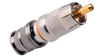 Liberty Cable CM-RG6L-RCA C-Tec2 RG6 RCA Plugs for non-Plenum Single, Dual, Tri or Quad Shield formats