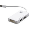 Kramer ADC-MDP/M1 Mini DisplayPort to DVI, HDMI or VGA Adapter Cable (Not a DA, 1 Format At A time)