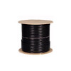 NTI cat7-bulk-strnd-o-blk15 CAT7 Outdoor Stranded Shielded Bulk Cable, Black, 1500 feet