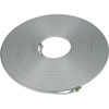 NTI cat7-flt-100-gray CAT7 Flat Stranded Shielded Cable, Gray, 100 feet