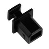 NTI cvr-usbbf100 USB Type B Female Dust Cover, Black, 100-Pack
