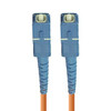 NTI fiber-s-scsc-50-50m Simplex SC Multimode Fiber Optic Cable, 50-Micron, 50 meters