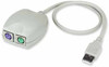 NTI USB-PS2 USB PS/2 Adapter with PC, MAC, and SUN Support