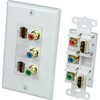 NTI wp-hdmi2-cmp-w Dual HDMI, Component Video Wall Plate