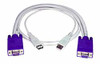 NTI USBVEXT-3 VGA + USB Extension Cable, Male to Female, 3 feet
