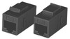 NTI rj45-6a-ff-snp-black CAT6a Keystone Coupler, Black