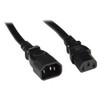 NTI pwr-crd16-c14c13-6 IEC 320 C14 to IEC 320 C13 Power Extension Cord, 16 AWG, 6 feet