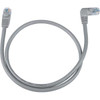 NTI cat6-ras-9-gray CAT6 Right Angle to Straight Cable, Gray, 9 feet