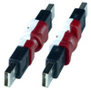 NTI usbam-usbam-f USB 2.0 Type A Flexible Gender Changer, Male to Male
