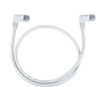 NTI cat5e-ra-9-white CAT5e Right Angle Cable, White, 9 feet