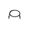 NTI cat6-flt-5-black-shld CAT6 Flat Stranded Shielded Cable, Black, 5 feet