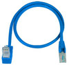 NTI cat5e-uas-9-blue CAT5e Up Angle to Straight Cable, Blue, 9 feet