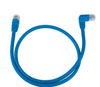 NTI cat5e-ras-6-blue CAT5e Right Angle to Straight Cable, Blue, 6 feet