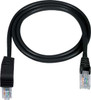 NTI cat5e-das-9-black CAT5e Down Angle to Straight Cable, Gray, 9 feet