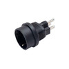 NTI pwr-515pcee77 NEMA 5-15P Male to Schuko CEE 7/7 Female Power Plug Adapter