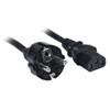 NTI pwr-crd18-cee77c13-6 Schuko CEE 7/7 to IEC 320 C13 European Power Cord, 18 AWG, 6 feet