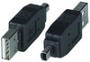 NTI usbam-usbm4-m USB 2.0 Type A Male to Mini 4-pin Mitsumi Male Gender Changer
