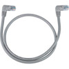 NTI cat6-ra-8-gray CAT6 Right Angle Cable, Gray, 8 feet