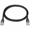 NTI cat6-sf-7-black CAT6 Super Flat Stranded Unshielded Cable, Black, 7 feet