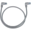 NTI cat5e-ra-3-gray CAT5e Right Angle Cable, Gray, 3 feet