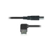 NTI usb2-aa-sla-1m-k USB 2.0 Straight to Left Angle Type A, Male to Male, 1 meter