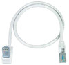 NTI cat5e-uas-9-white CAT5e Up Angle to Straight Cable, White, 9 feet