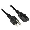 NTI pwr-crd18-515pc13-1-5 NEMA 5-15P to IEC 320 C13 Power Cord, 18 AWG, 1.5 feet