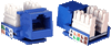 NTI jck-5e-v-blue CAT5e Vertical Keystone Jack, Blue