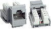 NTI jck-5e-v-gray CAT5e Vertical Keystone Jack, Gray