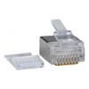 NTI rj45-plg2-flt-shld RJ45 Plug for 28AWG Flat Stranded Shielded CAT6 Cable