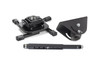 Chief KITMA0203 Chief Projector Ceiling Mount Kit with Universal Mount, 2-3\' Adjustable Extension Column, and Angled Ceiling Plate (Black)