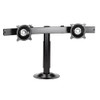 Chief KTG220B Horizontal Dual Array Black Grommet Mount