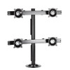 Chief KTG440B Quad Array Black Grommet Mount