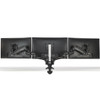 Chief KXC330B KX Column Desk Mount Triple Monitor Arms, Black