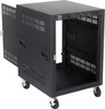 Atlas RX14-25 Cabinet Mobile 14 Space Rack Unit 24H 25D 19W C NO FD CR Black