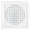Atlas VP161A-R4 Baffle V-P 4 in SQ White