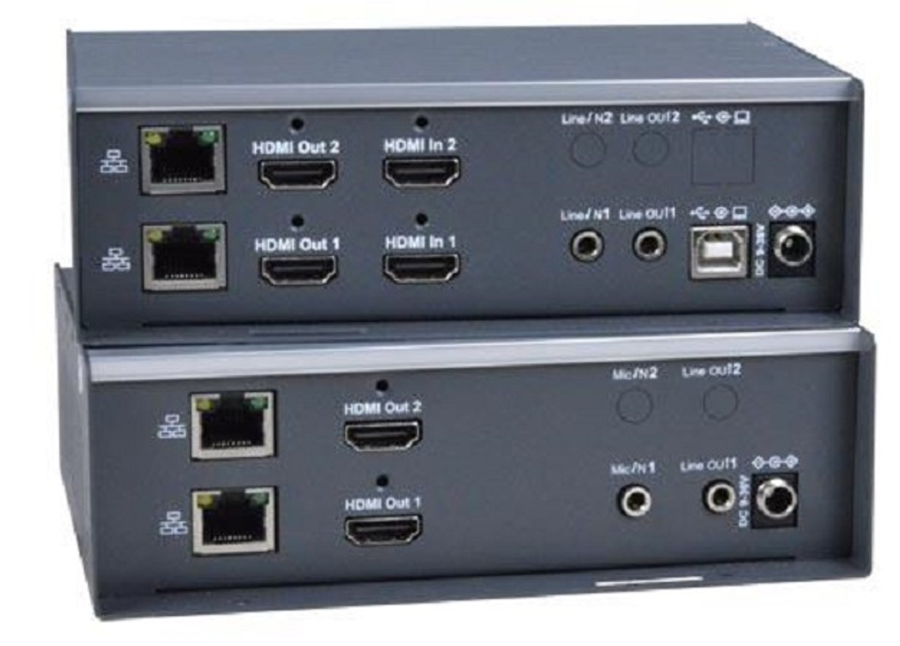 NTI 4K HDMI USB KVM Extender Over IP with Video Wall Support, Unit - Pro AV Warehouse
