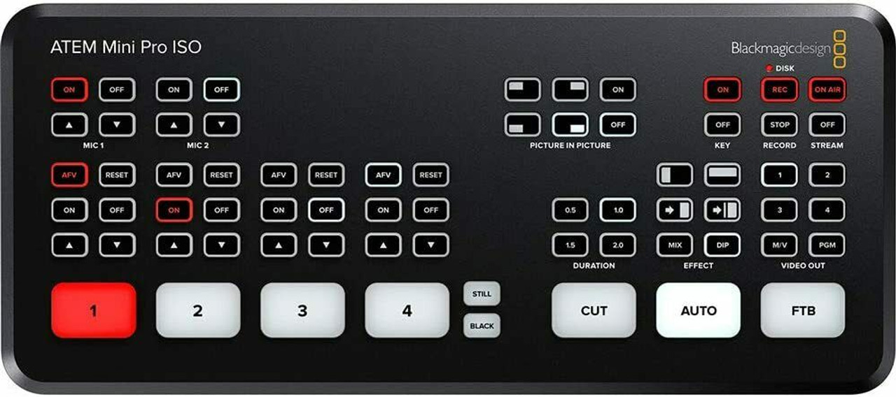 Blackmagic Design ATEM Mini Pro ISO Switcher Rental