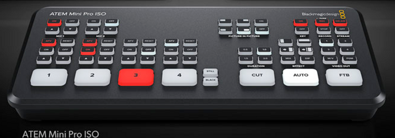 Blackmagic Design SWATEMMINIBPRISO ATEM Mini Pro ISO - Pro AV Warehouse