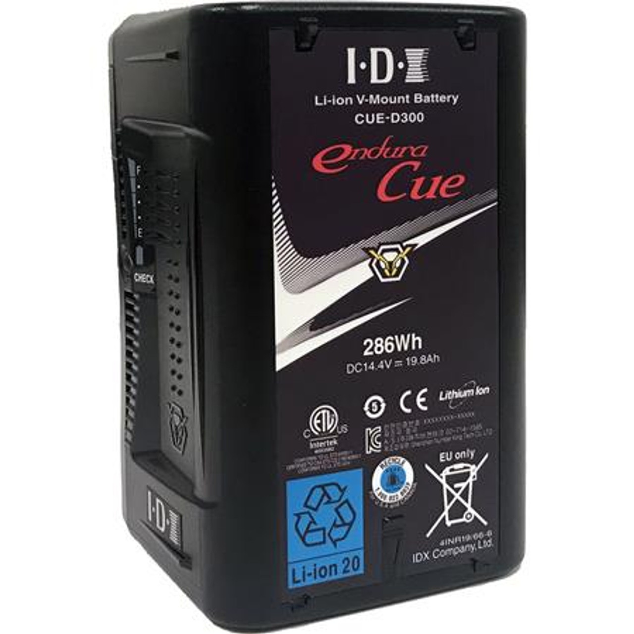 IDX CUE-D300 286Wh V-Mount High Capacity Lithium-Ion Battery - Pro AV  Warehouse