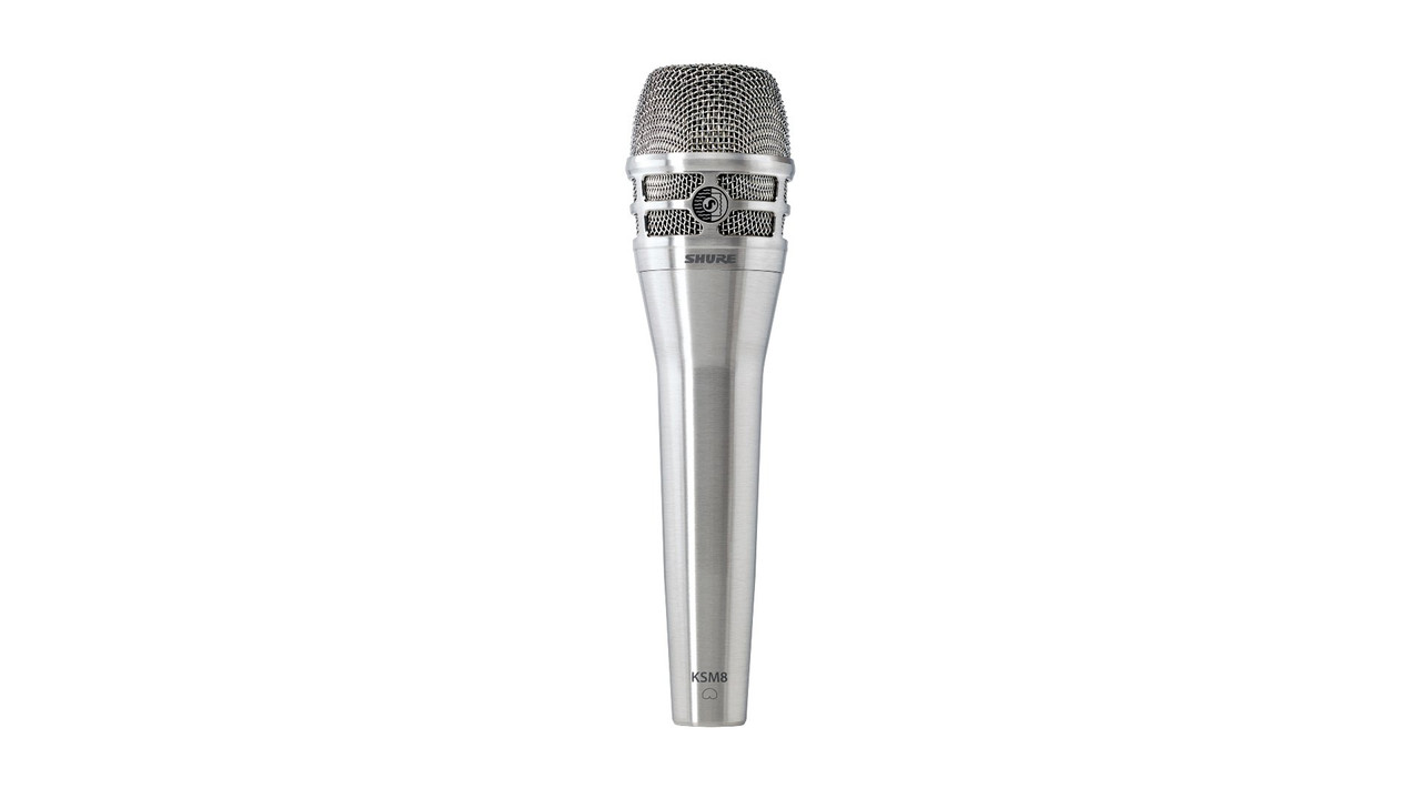 Shure KSM8/N Dualdyne Dynamic Microphone Silver