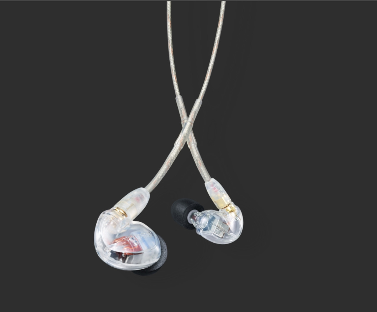 Shure SE425-CL Dual-Driver Sound Isolating Earphones with Detachable Cable  - Clear